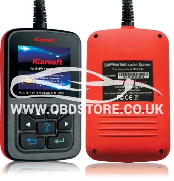 Icarsoft I910 Ii Bmw Amp Mini Fault Scanner Diagnostic