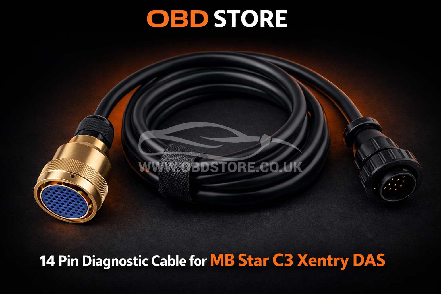 14 Pin Diagnostic Cable for MB Star C3 Xentry DAS 14 Pin Diagnostic Cable for MB Star C3 Xentry DAS