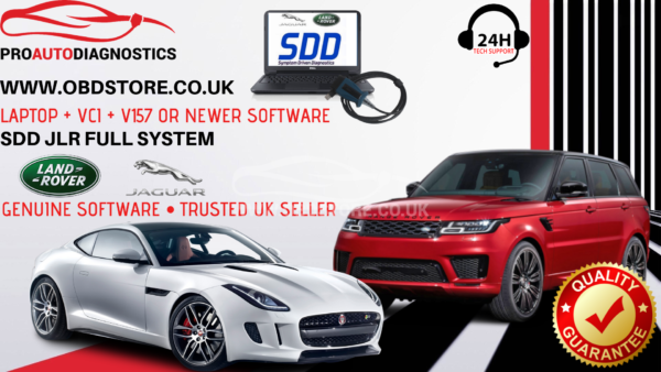 JAGUAR LANDROVER DIAGNOSTICS LAPTOP + VCI + V155 SOFTWARE