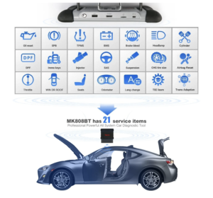 Autel MaxiCOM MK808BT Diagnostic Tool Professional OBD2 Scanner Upgraded Version of MK808/ MX808