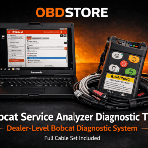 Bobcat Service Analyzer Diagnostic Tool with Laptop