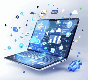 Laptop and software included