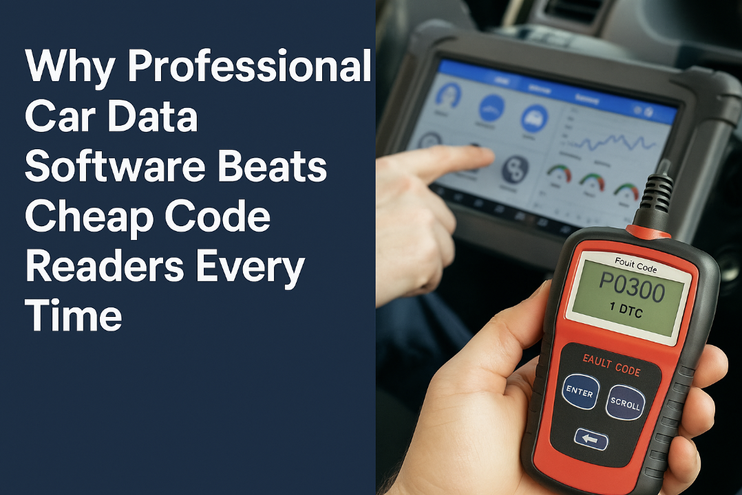 Why Professional Car Data Software Beats Cheap Code Readers Every Time