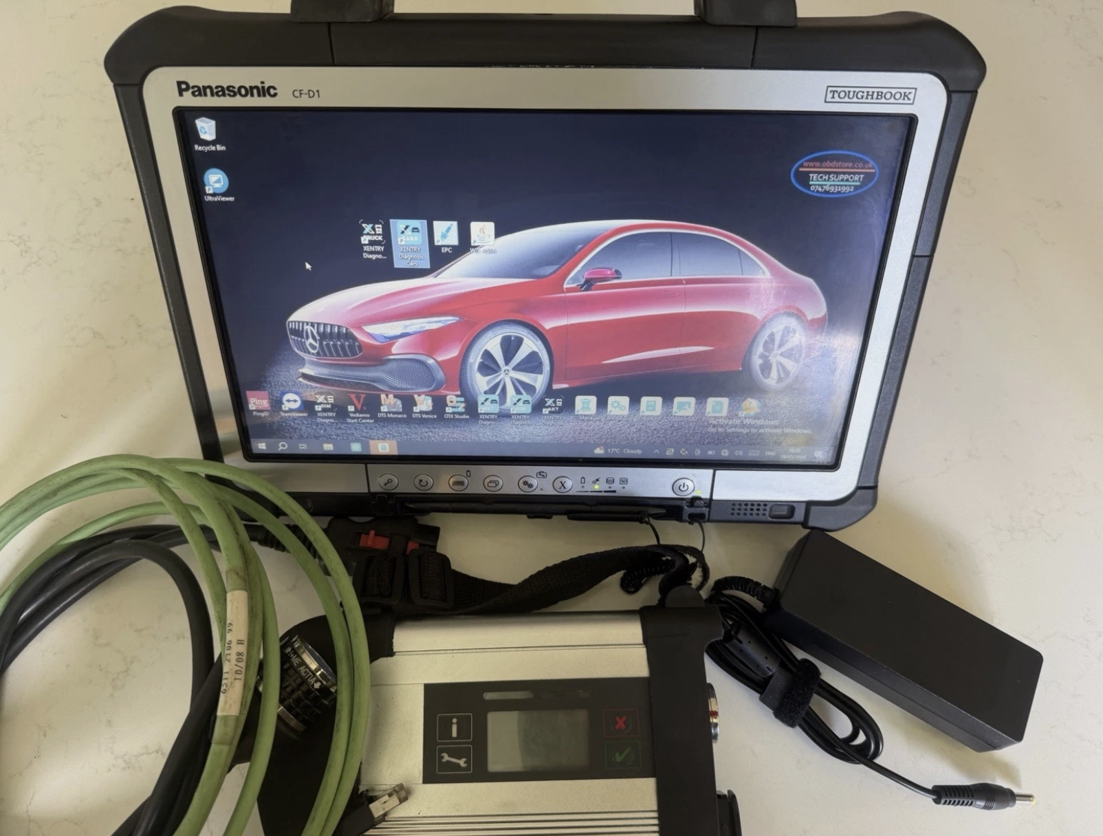 Used Mercedes-Benz C4 Diagnostic System with Panasonic Toughbook